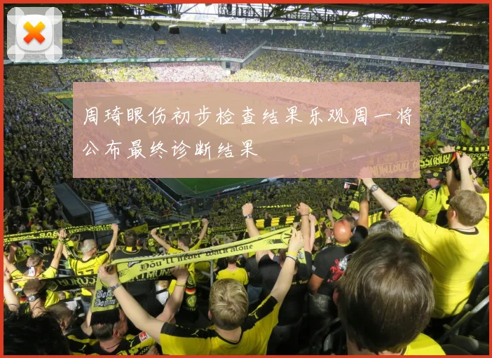 周琦眼伤初步检查结果乐观周一将公布最终诊断结果